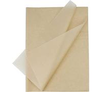 Confezione da 100 fogli di carta velina da 40 x 33,8 cm, per sacchetti regalo, feste di compleanno, matrimonio, artigianato fai da te (marrone)