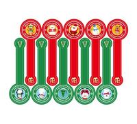 Confezione da 100 pellicole di trasferimento natalizie per decorazioni in classe e arte festiva per bambini