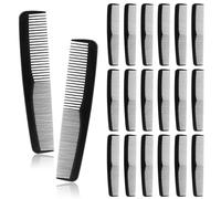 Confezione da 100 pettini usa e getta per capelli, 17 cm, confezionati singolarmente, con denti larghi e fini per districare i capelli bagnati e asciutti, per donne, uomini, viaggi, hotel, barbieri