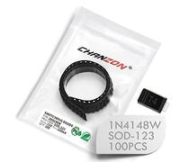 (Confezione da 100 pezzi) Chanzon 1N4148W SMD piccolo segnale diodi a commutazione rapida ad alta velocità 150 mA 75 V SOD-123 IN4148W 150 mA 75 Volt (marcatura T4)