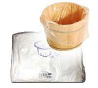 Confezione da 100 pezzi PEDIBAG borsa in plastica speciale pedicure per la protezione del pediluvio o vasca sesioMWorld®