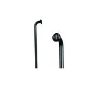 Confezione da 100 raggi massi in acciaio inox 2x280mm nero