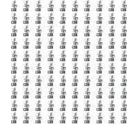 Confezione da 100 robuste clip di fissaggio in acciaio inox per assi compositi, fissaggio con viti