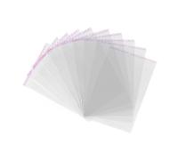 Confezione da 100 sacchetti autoadesivi trasparenti formato A6, il sacchetto di plastica trasparente è dotato di design autoadesivo. Adatto per biscotti, regali o caramelle, ecc.