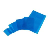 Confezione da 100 sacchetti di plastica VCI a bocca piatta (non chiusura a zip), in sacchetto di plastica piatto aperto per parti metalliche antiruggine a prova di umidità/imballaggio di prodotti per