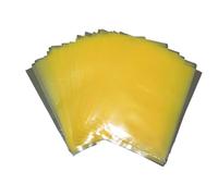 Confezione da 100 sacchetti di plastica VCI a bocca piatta (non chiusura a zip), prodotto in metallo, prevenzione della ruggine, apertura piatta, per spedizioni marittime antiruggine e a prova di