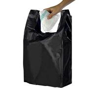 Confezione da 100 sacchetti per pannolini per adulti, 20,3 x 33 x 45,7 cm, 10% più spessi per una maggiore resistenza, senza odori, con manici facili da legare, perfetti per bidoni dei pannolini