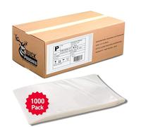 Confezione da 1000 buste per etichette di spedizione, 15,2 x 25,4 cm, trasparenti, autoadesive, impermeabili, ideali per documenti di spedizione, etichette postali, fatture e distinte di imballaggio