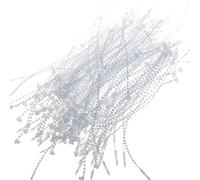 Confezione da 1000 fascette di sicurezza regolabili con chiusura a scatto da 5 pollici, in plastica, per etichette di sicurezza, colore bianco