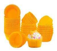 Confezione da 1000 mini pirottini di carta per pasticceria, piccole cheesecake e muffin, colore: giallo