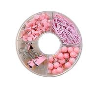 Confezione Da 105 Fermagli Per Carta Fermagli Raccoglitori A Coda Rondine Morsetti Metallici Puntine Con Custodia Custodia Donne Uomini Ufficio Scuola H Kit Graffette