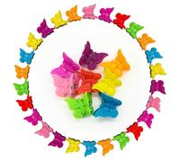 Confezione da 110 fermagli per capelli a forma di farfalla, colori assortiti, bellissimi mini fermagli per capelli per donne e ragazze, graziosi accessori per capelli per feste, matrimoni, uso