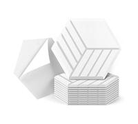 Confezione da 12 acustici autoadesivi in schiuma, 35,5 x 30,5 x 1,0 cm, fonoassorbenti A