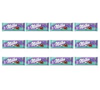 (Confezione da 12) Barrette di Cioccolato al Latte Alpino Milka Bubbly Coconu...