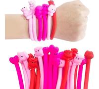 Confezione da 12 braccialetti elastici con corde Fidget, giocattoli sensoriali per alleviare l'ansia dei bambini