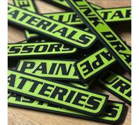 Confezione da 12 etichette magnetiche per cassette degli attrezzi, stampate in 3D, per organizzare gli accessori, per cassette degli attrezzi in metallo resistente, etichette riutilizzabili per