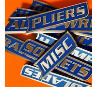 Confezione da 12 etichette magnetiche per cassette degli attrezzi, stampate in 3D, per organizzare gli accessori, etichette riutilizzabili per cassette degli attrezzi in acciaio, cassetti e armadi