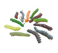 Confezione da 12 fermagli per capelli alla moda a forma di bruchi, delicati fermagli per capelli