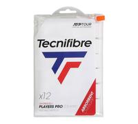 Confezione Da 12 Overgrip Tecnifibre Player Pro Bianchi White