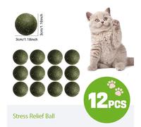 Confezione da 12 palline Pure Relax adatte a case con più - Gatto, senza additivi, per gattini e , confezione convenienza per il , di caccia e lo stress nelle famiglie feline