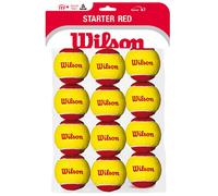 Wilson Starter Red Tballs palline da tennis per bambini 12 pezzi giallo e rosso WRT137100