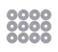 Confezione da 12 panni in microfibra, compatibili con Roborock Qrevo Curv/Qrevo Curv S5X / Qrevo Edge, robot aspirapolvere, parti di ricambio for mop pad Accessori