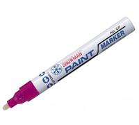 Confezione da 12 pennarello marcatore indelebile SNOWMAN paint marker smalto punta tonda VIOLA