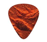 Confezione da 12 plettri per chitarra, comodi da tenere in mano, con bordi lisci, tre spessori da abbinare alla Paprika Water Splashs