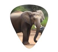 Confezione da 12 plettri per chitarra, comodi da tenere in mano, con bordi lisci, tre spessori da abbinare a vecchi elefanti e giovani elefanti