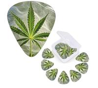 Confezione da 12 plettri per chitarra di 3 diversi spessori, con scatola portaoggetti, accessori per chitarra a soffio, sottili, 4 pezzi da 0,46 mm, 4 pezzi da 0,71 mm, 4 pezzi da 0,96 mm