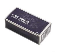 Confezione da 12 porta monete in cartone per organizzare la tua collezione di monete in modo sicuro (37 mm)