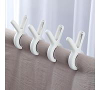 Confezione da 12 portasciugamani a molla resistenti progettati per asciugamani pesanti coperte e lenzuola in condizioni di vento (piccolo blu)