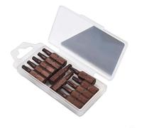 Confezione da 12 punte a cinque punte per cacciavite Torx con foro, lunghezza 25 mm, codolo esagonale da 1/4", set di punte di sicurezza in acciaio legato per trapani elettrici e manuali - TS8 a TS40