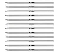 Confezione da 12 ricariche per mini micro penna, punta da 0,7 mm, compatibili con: penne Swarovski, Cross, Cartier, Lamy, Faber-Castell, Zebra, Tombow, Schneider, Schmidt, Parker, Pelikan, Monteverde