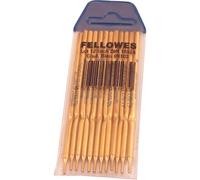 Confezione da 12 ricariche per penne a sfera Fellowes con base - Colore blu NEW