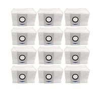 Confezione da 12 sacchetti for la polvere sottovuoto compatibili con Ecovacs Deebot X1 Omni Turbo Robot Vacuum Part