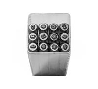 Confezione da 12 scalpelli professionali per intaglio gioielli, incudini in metallo, strumento per la creazione di gioielli e texturing, attrezzature per gioielli