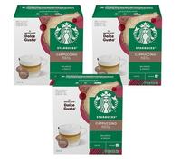 Confezione da 12 x 3 - Caffè compatibile STARBUCKS Cappuccino Dolce Gusto
