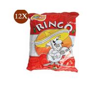 Confezione da 12 X Ringo Hala Chips Original Cheese Taste 23 g رينغو هلا...