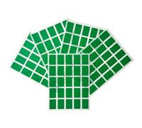 Confezione da 125 etichette adesive rettangolari verdi, 12 x 18 mm