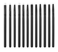 Confezione da 12mini pennelli dettagliati per la creazione di biglietti,creazione di inchiostri,set di pennelli per fondo, per frullatore,carta Crafter 8 mm/6 mm/4 mm angolati/pennelli piatti per fai