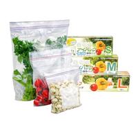 Confezione da 130 sacchetti per alimenti, richiudibili, senza BPA, a prova di perdite, per panini, frutta, verdura