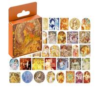 Confezione da 135 adesivi artistici (3 scatole x 45 pezzi) Adesivi con stili artistici multipli per laptop, telefoni, borracce, bici, album, computer e vari scenari quotidiani (ritratto)