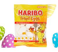 Confezione da 140 Grammi di Caramelle Gommose a Forma di Uova -HariboHappyEster-