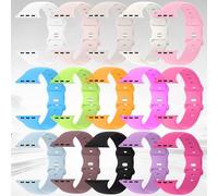 Confezione da 15 cinturini in morbido silicone compatibili con cinturini Apple Watch da 40 mm, 41 mm, 38 mm, 45 mm, 44 mm, 42 mm, 46 mm, 49 mm, per donne e uomini, cinturini sportivi di ricambio per