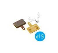 Tektro Dorado Hd-e715 Disc Brake Pads 15 Units Argento Yellow / Grey