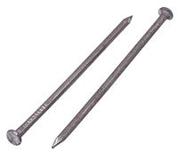 Confezione da 150 chiodi per edilizia in acciaio da 1,6 x 45 mm, testa rotonda piatta, multiuso, comuni, per lavori di legno (150, 1,6 x 45 mm)