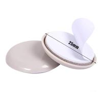 Confezione da 16 feltrini rotondi per moquette, in schiuma EVA e plastica, protezioni per pavimenti per elettrodomestici pesanti, gambe del divano, cassettiere, tavoli e (25 mm)