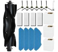 Confezione da 19 pezzi di ricambio per aspirapolvere Lefant M2 Pro e M2S Pro, kit di accessori con 1 spazzola principale, 4 filtri HEPA, 4 panni per mocio, 3 sacchetti per la polvere della stazione