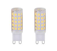 Confezione da 2/10 Lampadine LED a Mais G9, Attacco Bi-Pin G9 da 9 W (equivalenti a 100 W) Luce a Mais LED Bianco Caldo 3000K a Risparmio Energetico per Lampadari a Casa, Soggiorno, Camera da Letto